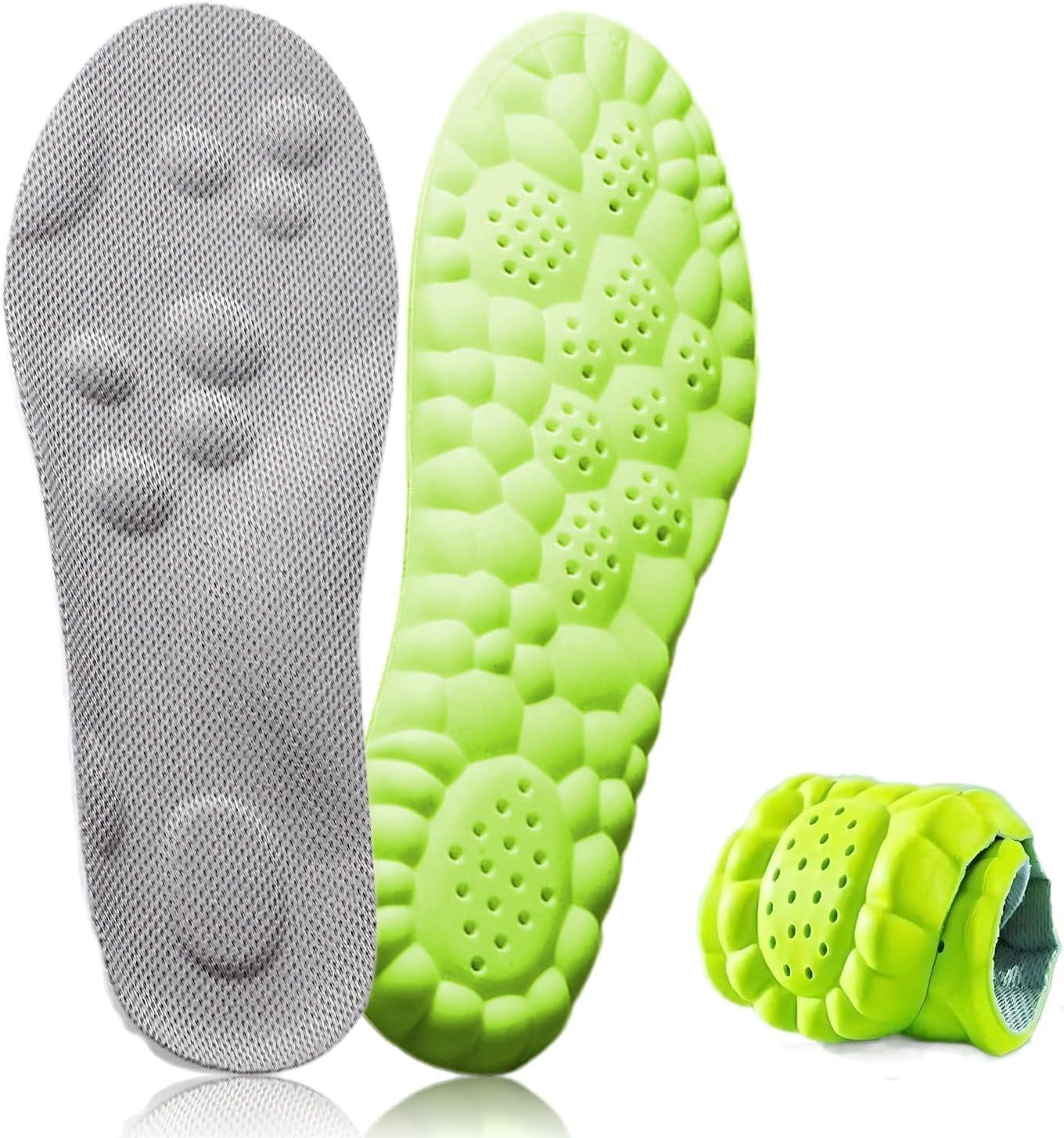 Plantarfasziitis Einlagen Mit Stoßdämpfung Steppers 4D – Gegen Fersenschmerzen & Plantarfasziitis Memory Foam Einlagen