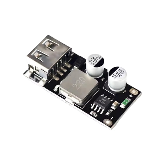 Stepping Down Module 8V-30V 9V 12V 24V to 3V 5V 12V Fast Quick Charging Circuit Board Adapter Module for Electronic