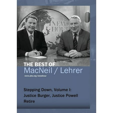 Stepping Down: Volume I: Justice Burger, Justice Powell Retire (DVD), MacNeil/Lehrer Prod., Documentary