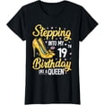thumbnail image 1 of Stepping Into My 19th Birthday Shirt Women 19 Year Old Bday T-Shirt, 1 of 4