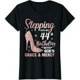 thumbnail image 1 of Stepping Into My 44th Birthday Shirt Women 44 Year Old Bday T-Shirt, 1 of 5