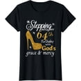 thumbnail image 1 of Stepping Into My 64th Birthday With God's Grace Mercy Heels T-Shirt, 1 of 4