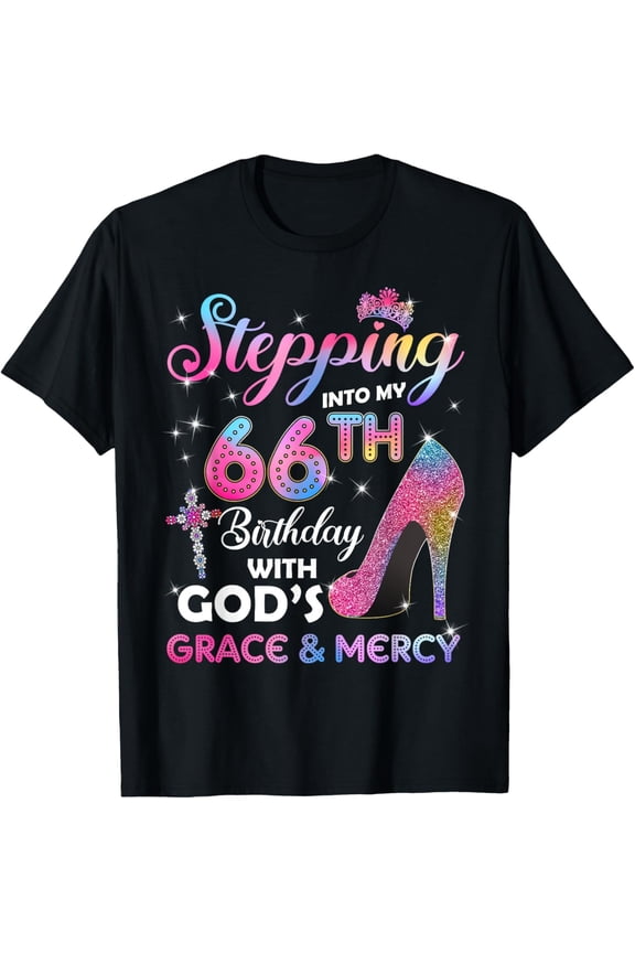 Stepping Into My 66th Birthday gift Women 66 years old Pumps T-Shirt