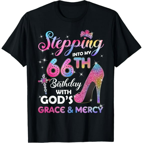 Stepping Into My 66th Birthday gift Women 66 years old Pumps T-Shirt
