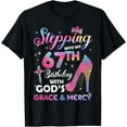 thumbnail image 1 of Stepping Into My 67th Birthday gift Women 67 years old Pumps T-Shirt, 1 of 5