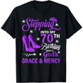 thumbnail image 1 of Stepping Into My 70th Birthday With God's Grace & Mercy Bday T-Shirt, 1 of 3