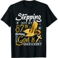 thumbnail image 1 of Stepping Into My 87th Birthday With Gods Grace And Mercy T-Shirt, 1 of 5