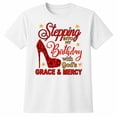 thumbnail image 1 of Stepping Into My Birthday Graphic T-Shirt, Unisex Crew Neck Tee, 1 of 9