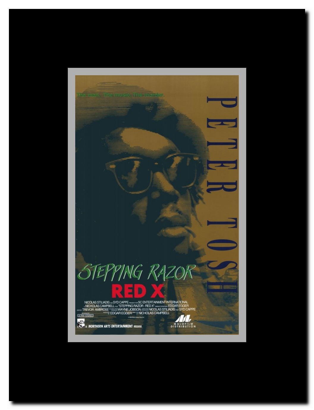 Stepping Razor - Red X Framed Movie Poster