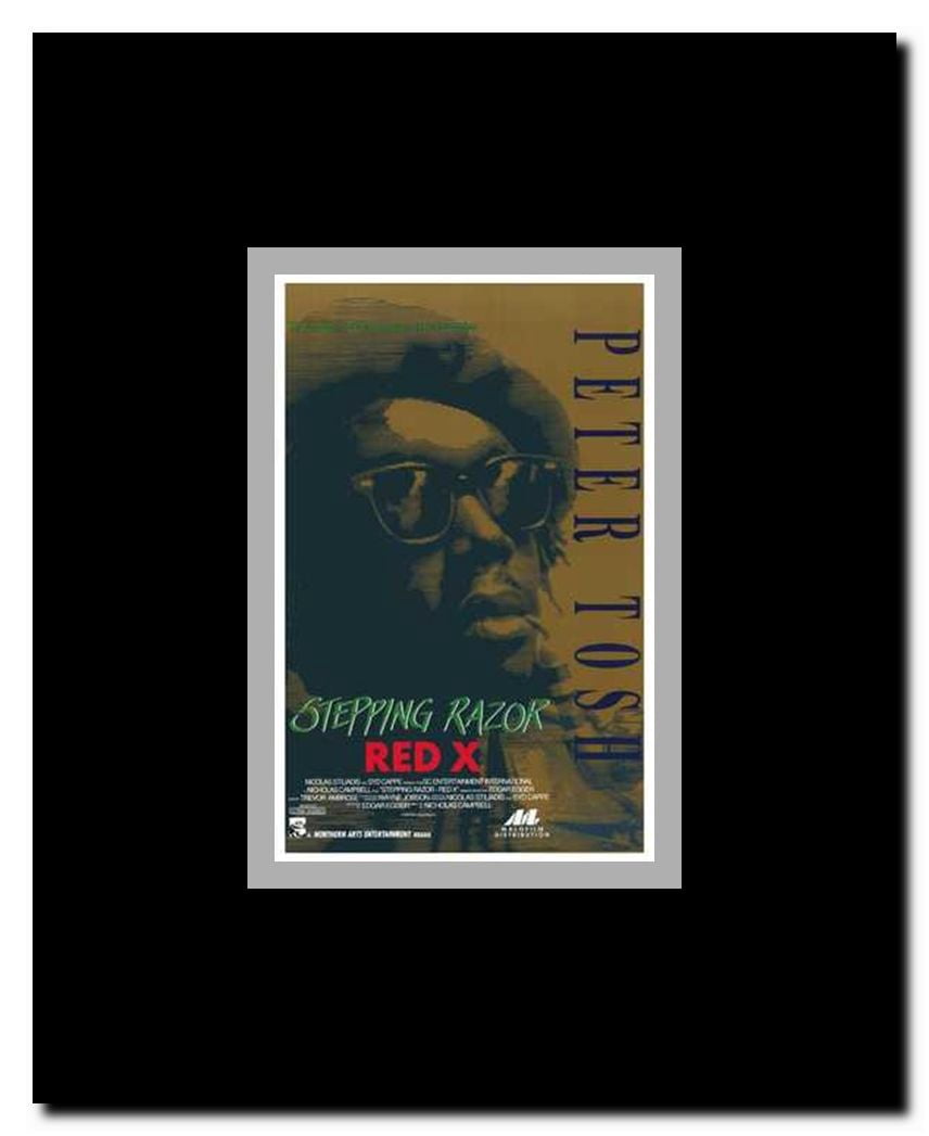 Stepping Razor - Red X Framed Movie Poster