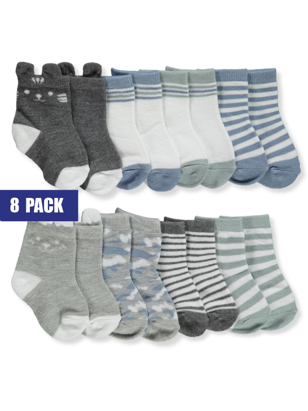 Baby Boys' Heather Gray Socks Baby Boys' Heather Gray Socks