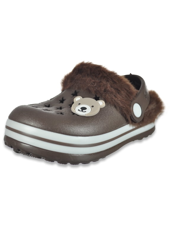 Baby Boys' Bear Clogs Color: brown Size: 12 - 18 months