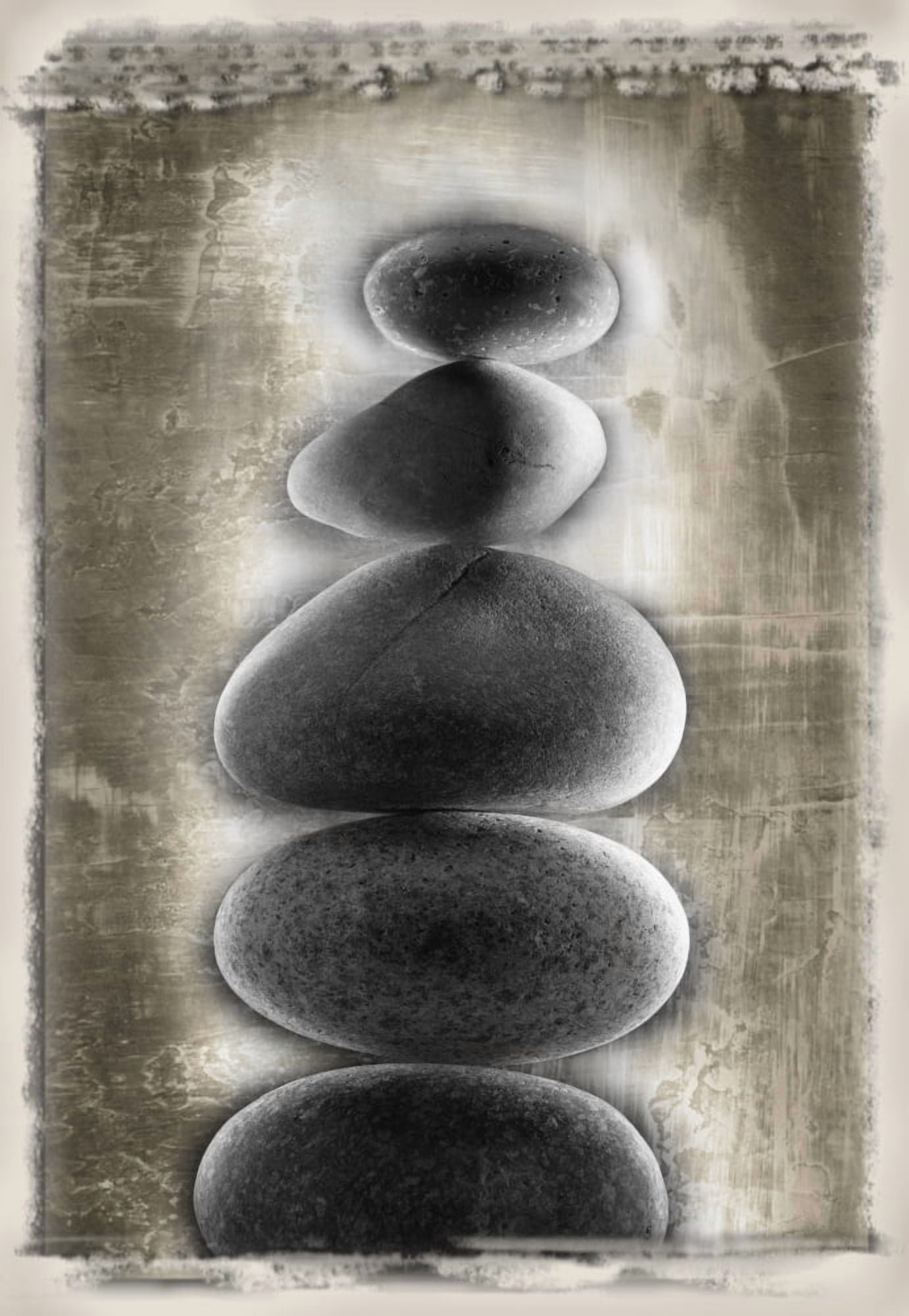 Stepping Stones Canvas Art - Don Hammond Design Pics (11 x 17)