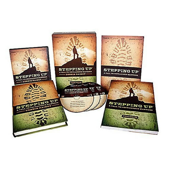 Pre-Owned Stepping Up: A Call To Courageous Manhood Video Series w/3 DVDs, 9781602007888, 1602007888, Hardcover,