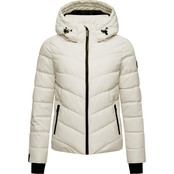 Marikoo Women's Quilted Puffer Winter Jacket with Hood - Weather-Resistant - Samuiaa XVI