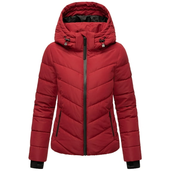 Marikoo Women's Quilted Puffer Winter Jacket with Hood - Weather-Resistant - Samuiaa XVI