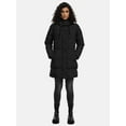 thumbnail image 1 of Marikoo Women's Quilted Winter Coat with Hood - Water-Repellent - Mid-Thigh Length - Kaituu XVI, 1 of 9