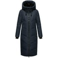 thumbnail image 1 of Marikoo Women's Calf-Length Winter Coat with Hood - Detachable Faux Fur Collar - Nadaree XVI, 1 of 8
