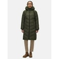thumbnail image 1 of Marikoo Women's Long Winter Jacket with Hood - Weather-Resistant - Sahnekatzii XIV, 1 of 11