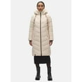thumbnail image 1 of Marikoo Women's Long Winter Jacket with Hood - Weather-Resistant - Sahnekatzii XIV, 1 of 11