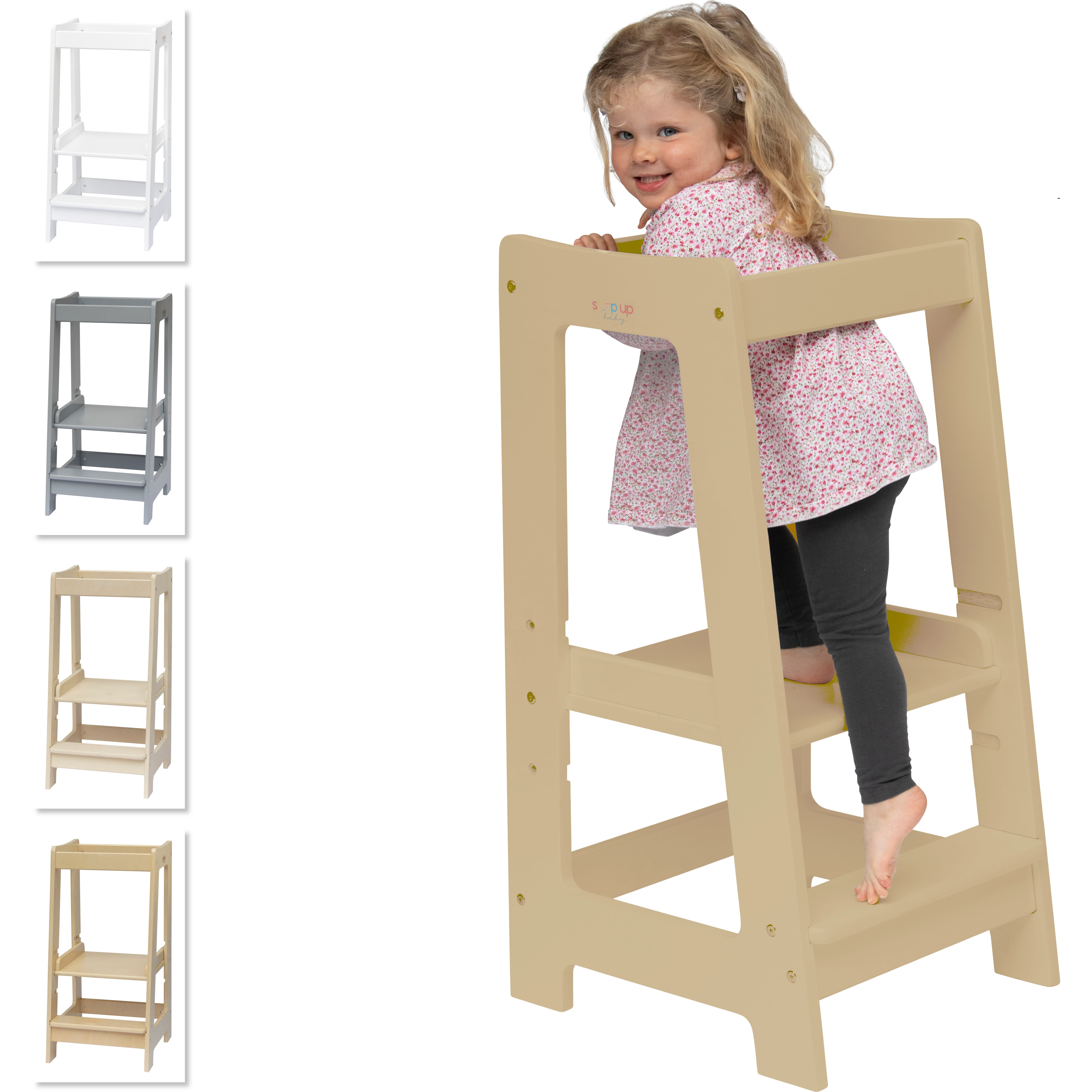 Wooden baby stool hot sale