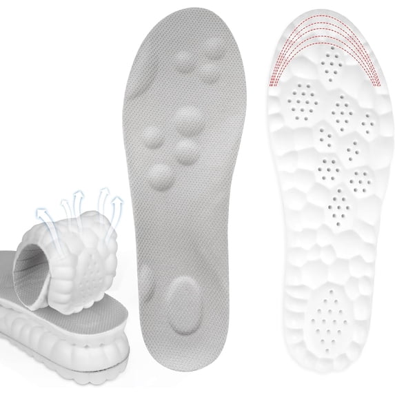 Stepz Plantillas Orthotic Insoles, Arch Support Shoe Inserts for Men and Women, Cushioned Comfort Insoles for Walking, Running, Work Shoes and Daily Wear