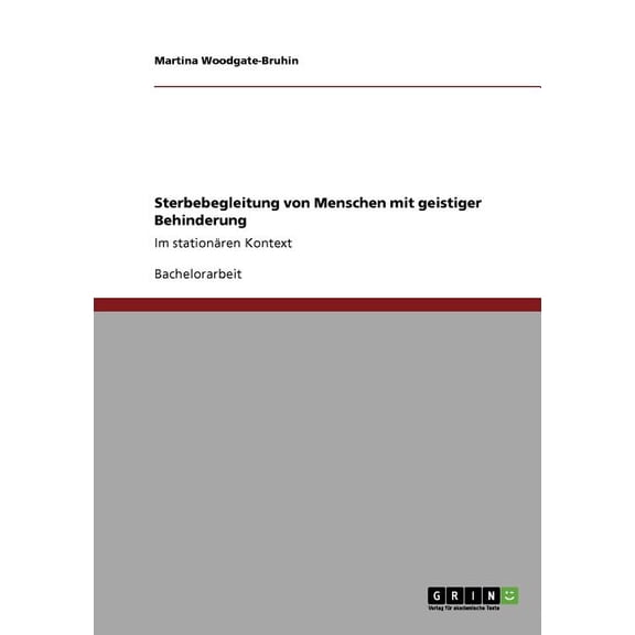 Sterbebegleitung Von Menschen Mit Geistiger Behinderung