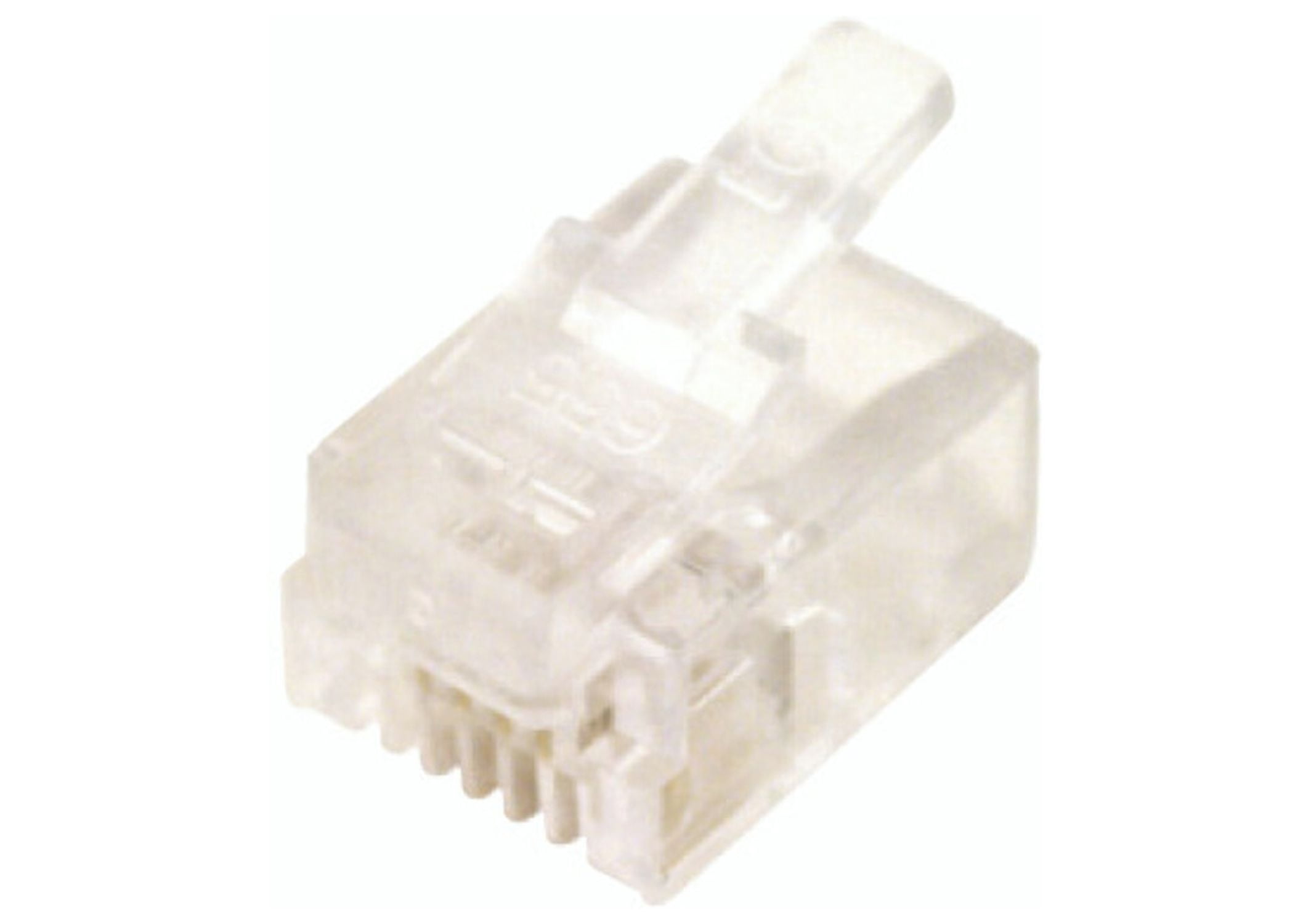 Modular Rj14 Plug Steren 10ct Modular 6x4 Flat/Stranded RJ11 Plug UL - Walmart.com