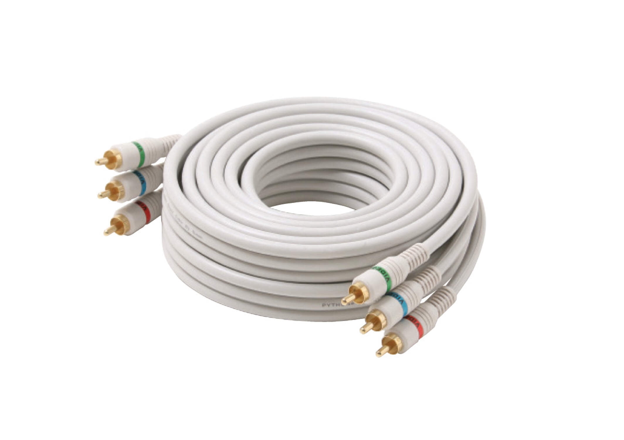 High Def Component Video Steren 25ft 3-RCA Component Video Cable – High-Definition Signal ...