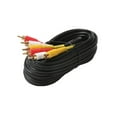 thumbnail image 1 of Steren 6ft 3-RCA Composite A/V Cable RG59 with Gold Connectors | Enhanced Performance and Durability, 1 of 5
