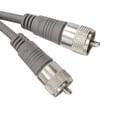 thumbnail image 1 of Steren 6ft UHF-UHF Mini-RG8x Cable Gray, 1 of 5