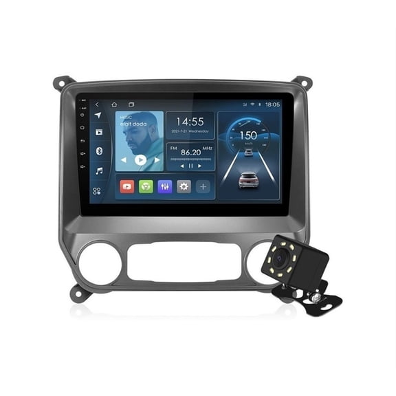 Torovo Car Radio Stereo 1+32g for Chevrolet Gmc Silverado Sierra 2014-2018