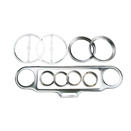 Stereo Accent Speedometer Speaker Trim Rings For Harley Touring Electra Glide FL