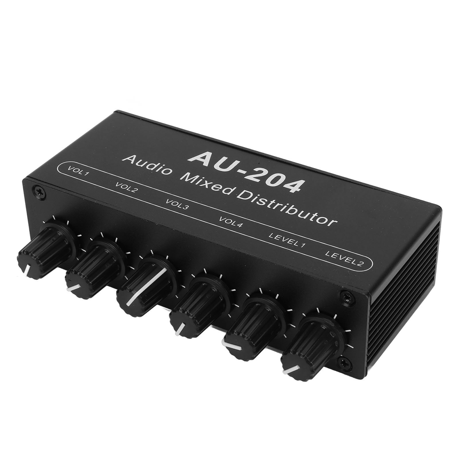 Stereo Audio Splitter Box Mini Preamplifier Headphone Amplifier 2 Way