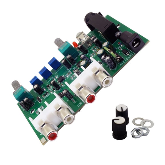 Stereo Audios Signal Mixer Priority Sound Ducking Controller Sound Connectors