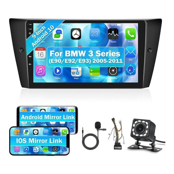 Torovo Car Radio Stereo BMW 3 Series (E90/E92/E93) 2005-2011 Android 2G+32G