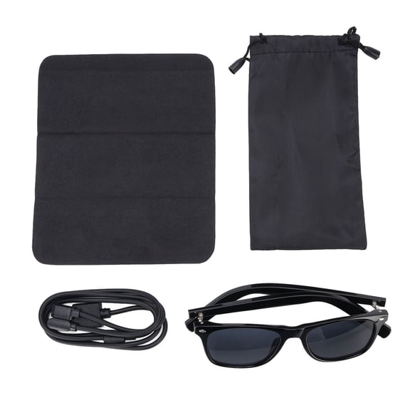 Stereo Bluetooth 5.3 Smart AI Translation Glasses with 118 Languages Real Time Voice Translator - 6.7 in / 17 cm
