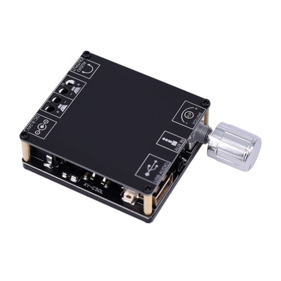 Stereo Bluetooth Digital Power Amplifier Board Dual Channel Degree Stepless Tuning AMP Module
