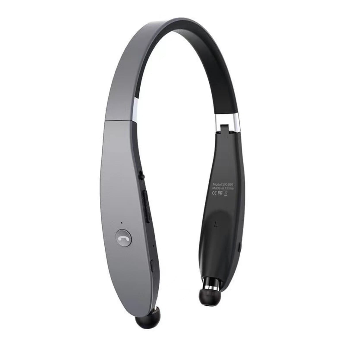 Stereo Bluetooth Earphones SX-991 Foldable Universal Sports Music Wireless Neck Hanging Headsets Noise Reduction Call Function Voice Control