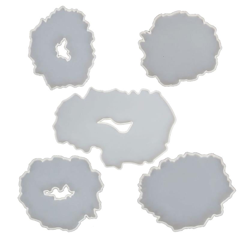 Stereo Coasters Shape Silicone Mold Coasters Shaped Molds Casting Mold 3D Coasters Epoxy Resin Casting Mold Clay Molds