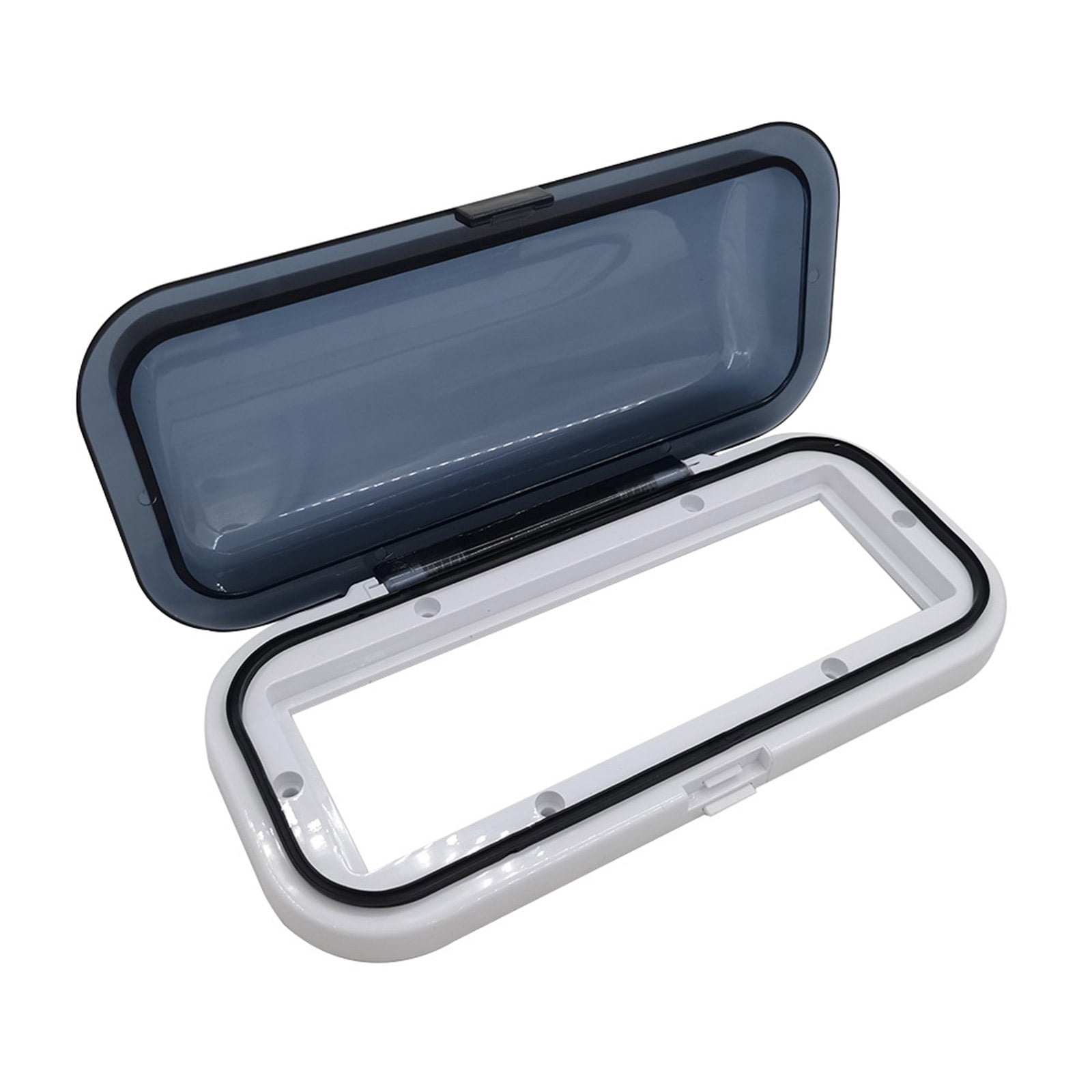 Clear Control Panel Lock Stereo Cover Housing For Boats Features Spring Loaded Door And Clear ...