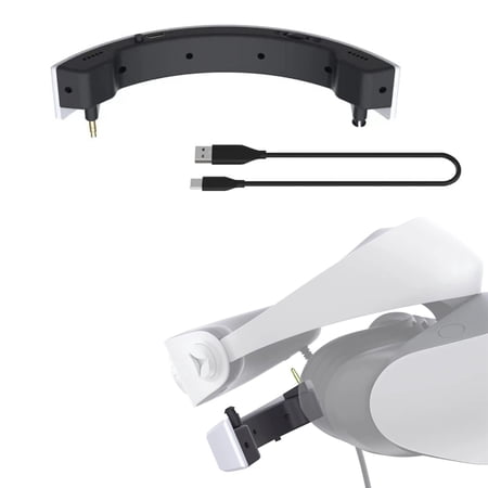 Stereo External Amplifier for PS VR2 Headset,3.5mm Plugs, TypeC Charging Port