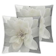 thumbnail image 1 of Stereo Flower Throw Pillow Cover Decorative Aesthetic Colorful Floral Accent Pillow Case Round Cushion Handmade Pillowcase Couch Bed Living Room Chair Home BedroomCreamy White Blue, 1 of 7