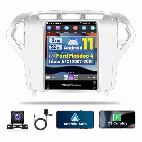 Torovo Car Radio Stereo Ford Fusion Mondeo 2007-2010 Android Carplay 2G+32G