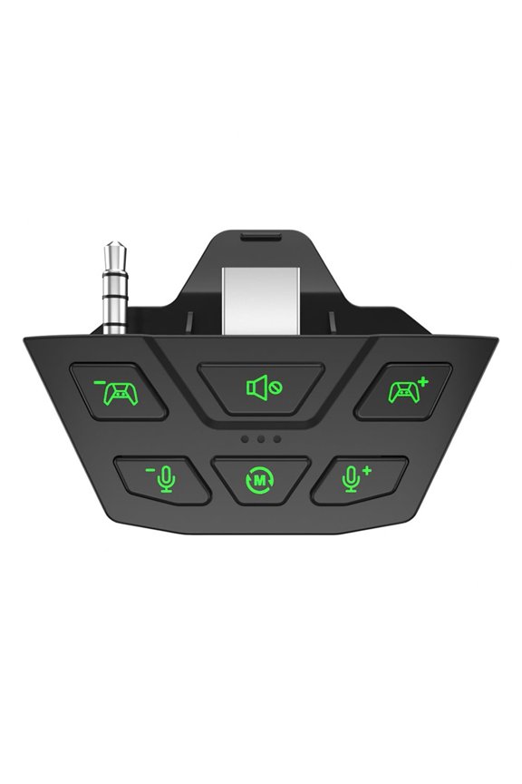 Stereo Headset Adapter, Audio Mic Headphone Adapter for Xbox One, Xbox Series X|S and Elite Controller, Adjust Audio Balance (Game Sound & Voice Chat)