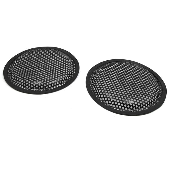 Unique Bargains 2pcs 6.5" Car Stereo Metal Mesh Speaker Subwoofer Grill Cover Guard Protector