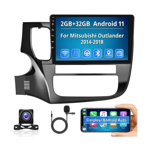 Torovo Car Radio Stereo Mitsubishi Outlander 2014-2018 Android Carplay 2+32G