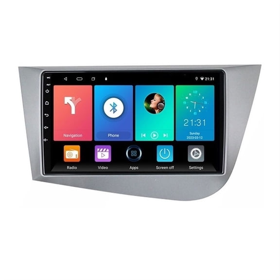 Torovo Car Radio Stereo Seat Leon 2005-2013 Android Bluetooth Carplay 4+64g