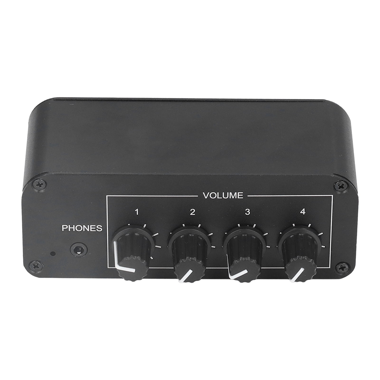 Stereo Sound Mixer,4 Channel Headphones Input And Output,Mini Stereo