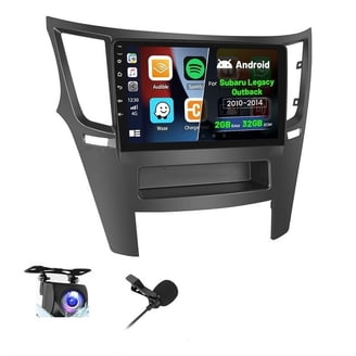 Yassdwbn Double 2 Din Stereo Radio Fascia Panel Frame For Subaru Outback Legacy 2004-2009